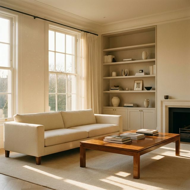 Clean organized room